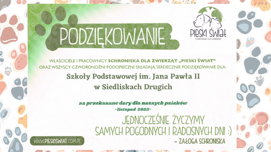 Wizyta w schronisku "Pieski Świat"