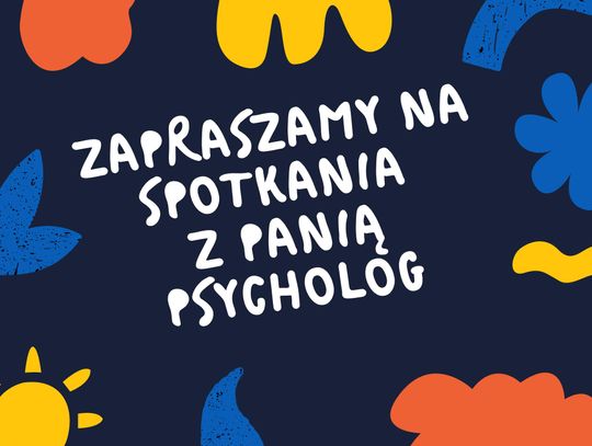 Harmonogram spotkań z panią psycholog