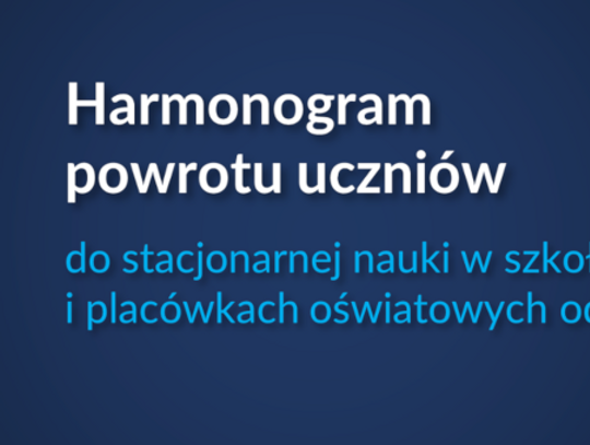 Ogólne zasady, czyli kto i kiedy wraca do nauki stacjonarnej