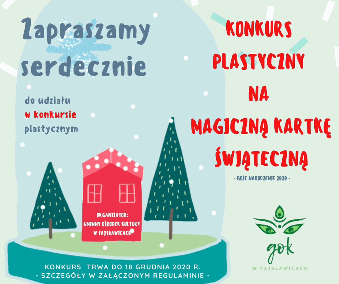 Konkurs świąteczny na magiczną kartkę świąteczną