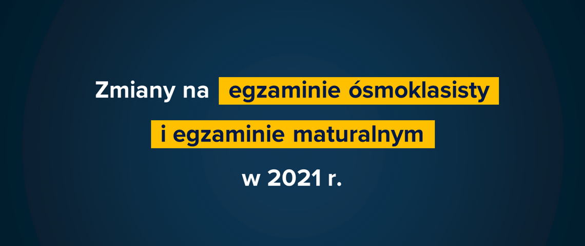 Zmiany na egzaminach